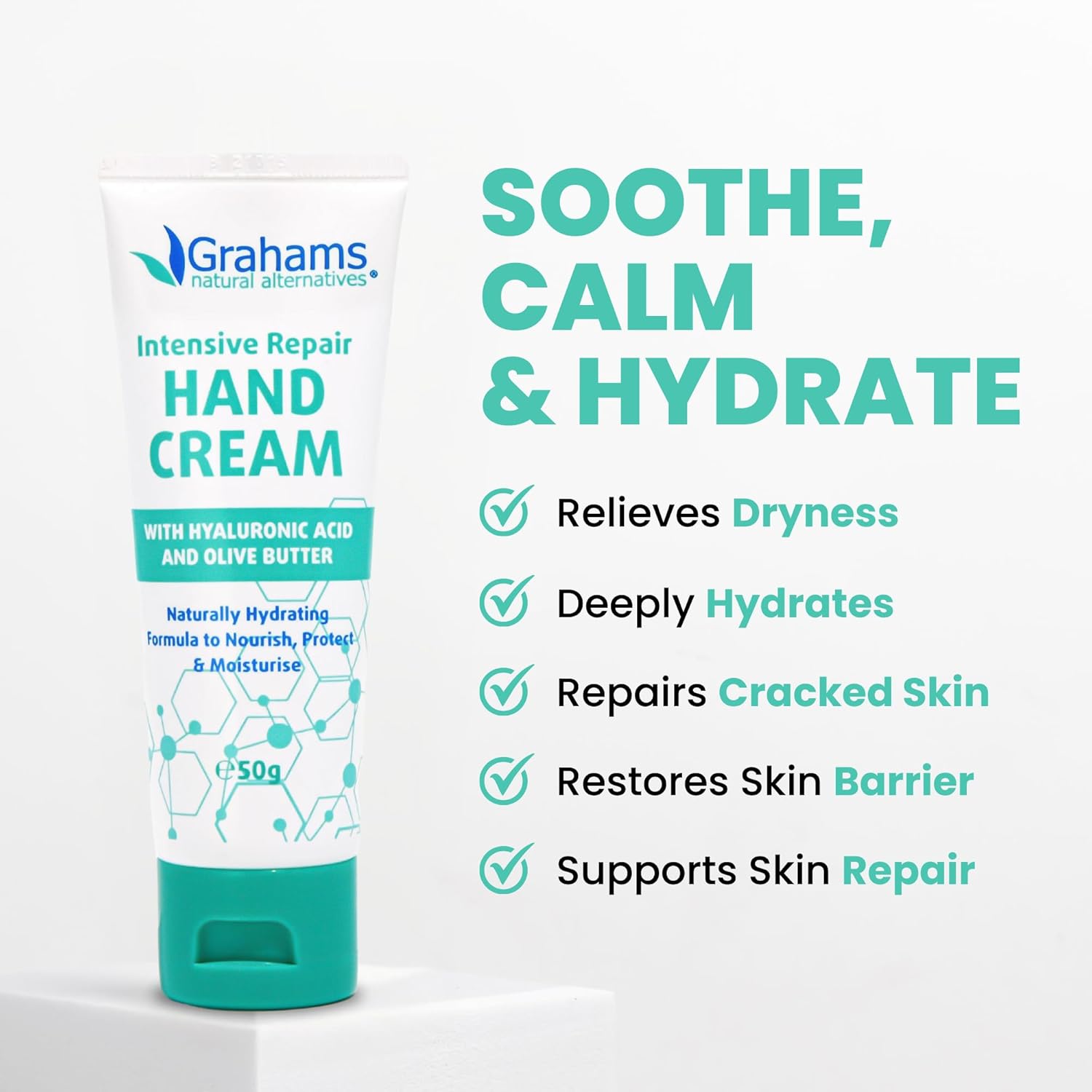 Grahams Natural Intensive Repair Hand Cream 50 g