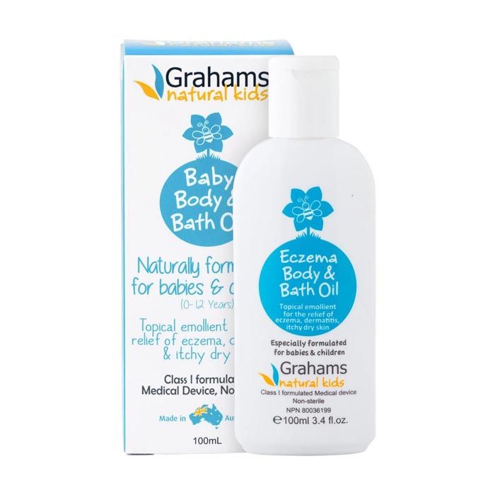 Grahams Natural Baby Eczema Body & Bath Oil 100ml