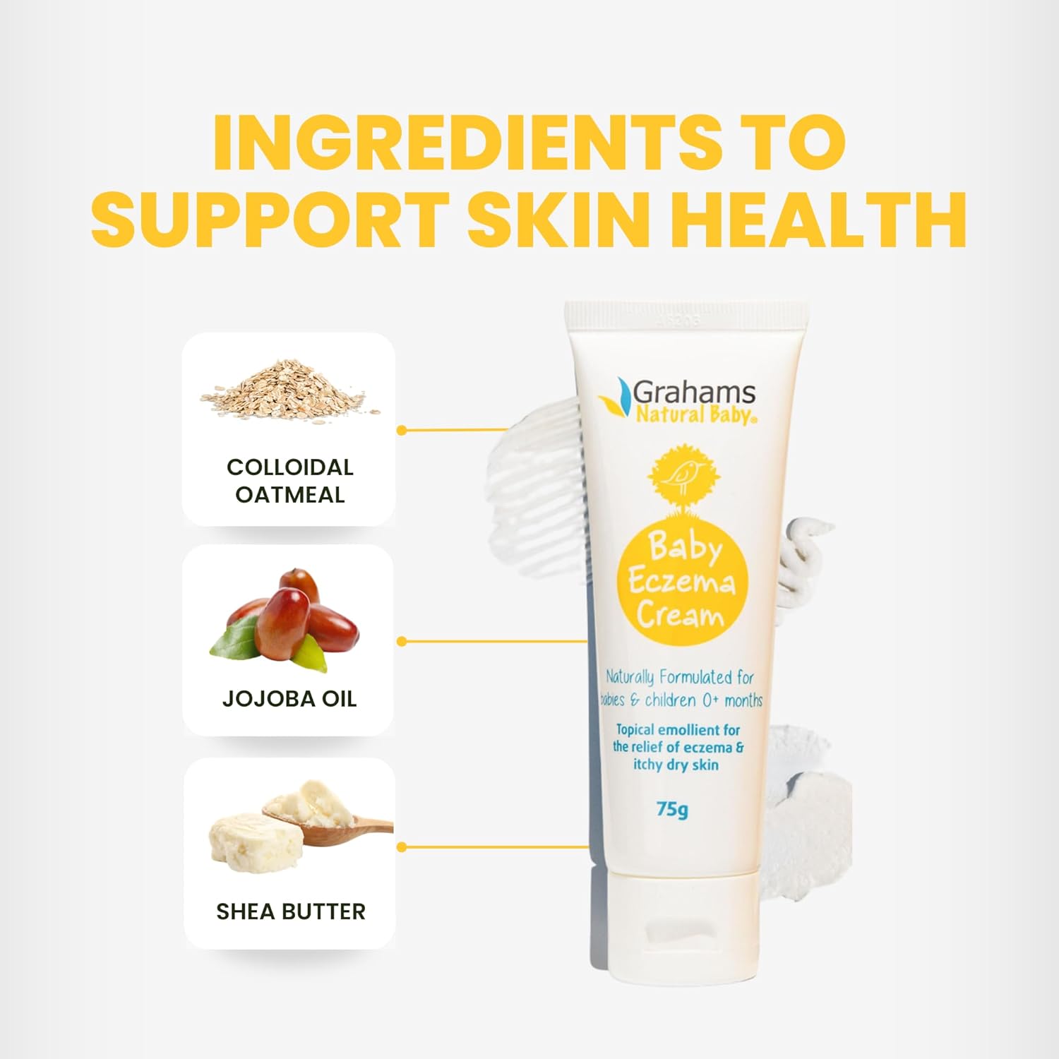 Grahams Natural Baby Eczema Cream 75 g