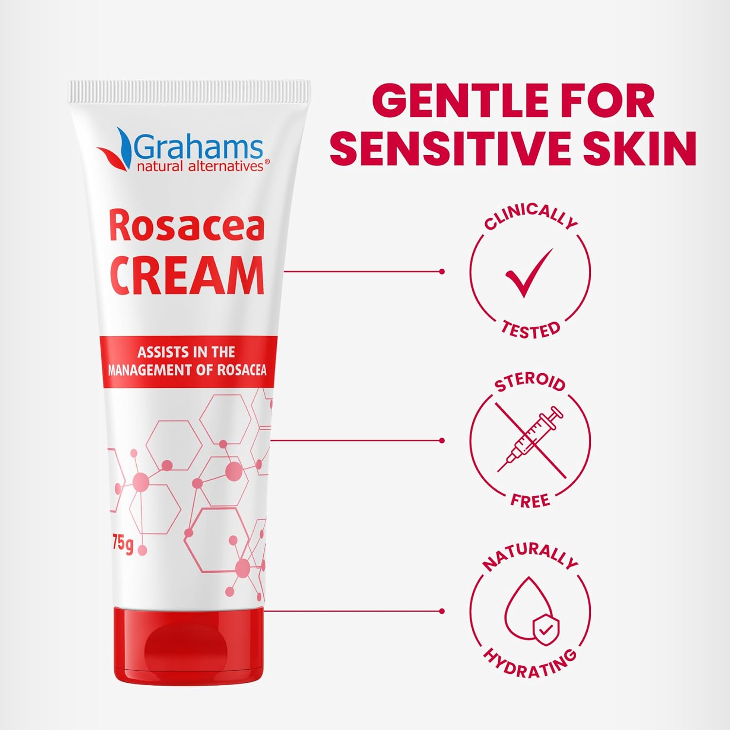 Grahams Natural Rosacea Cream 75 g