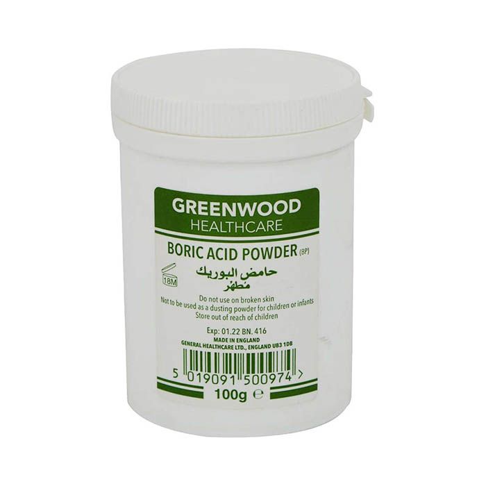 بودرة حمض البوريك من غرين وودس