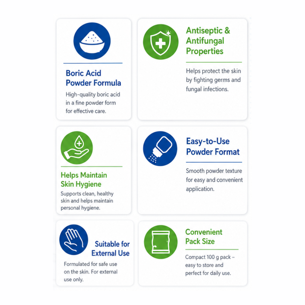 Greenwoods Boric Acid Powder
