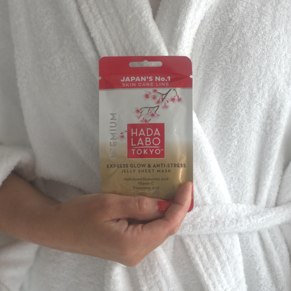 Hada Labo Express Glow & Anti-Stress Sheet Mask 20ml