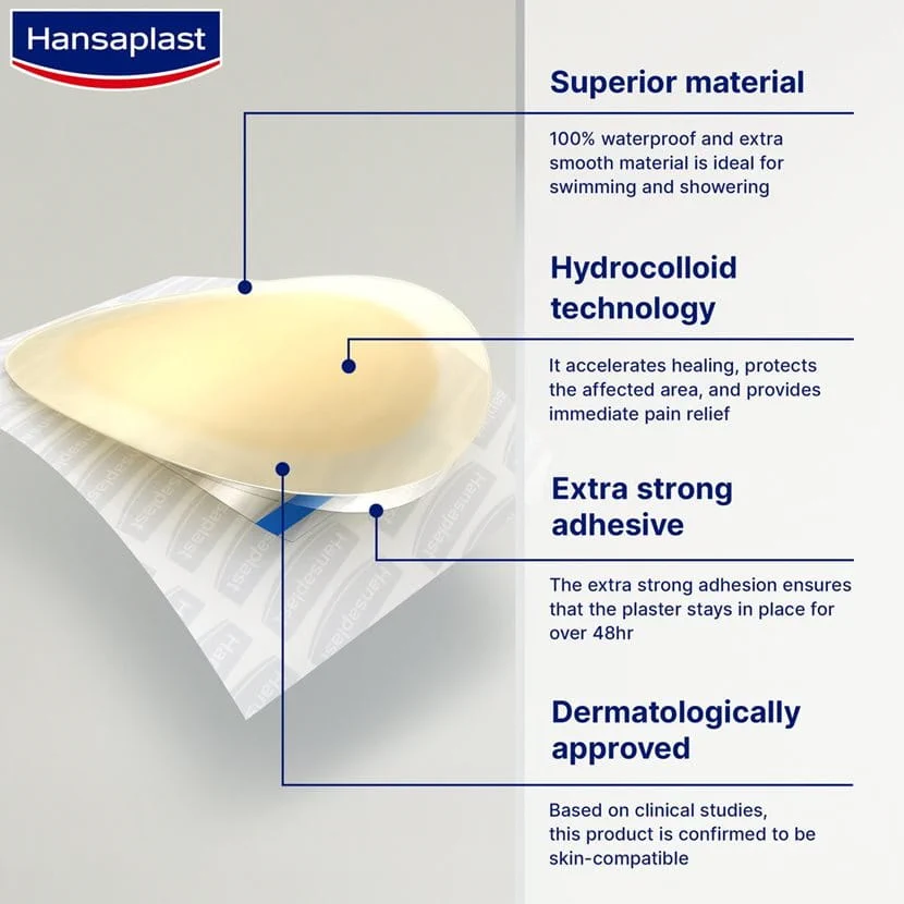 Hansaplast Foot Blister Plaster Large 5's 10X5s