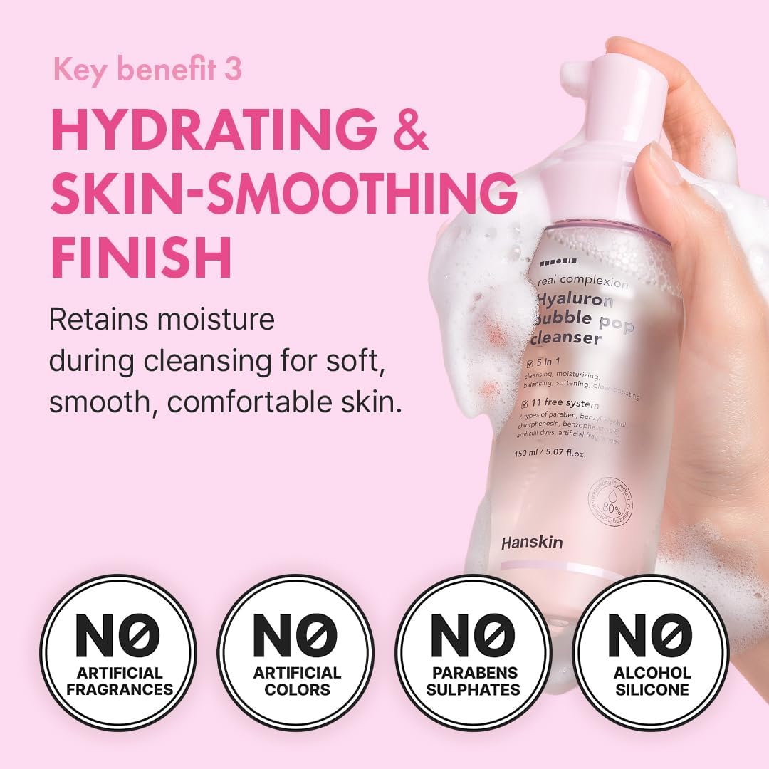 Hanskin Hyaluron Bubble Pop Cleanser 150ml