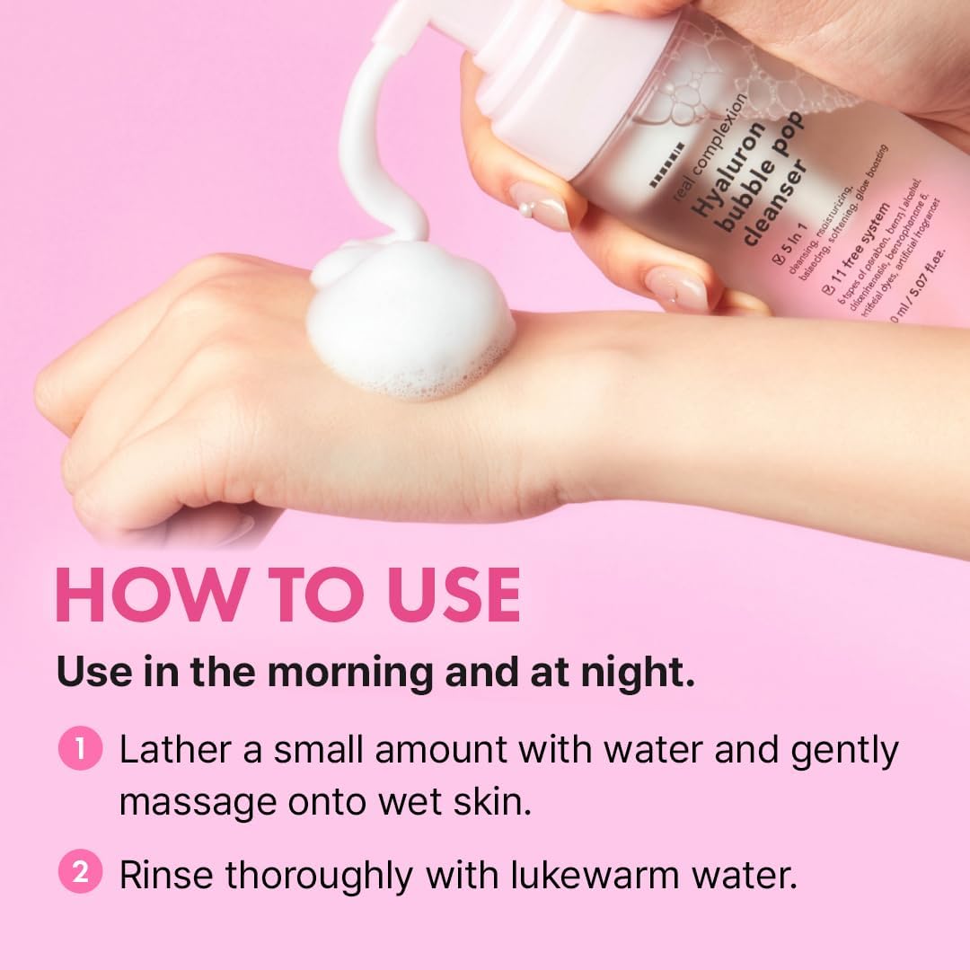 Hanskin Hyaluron Bubble Pop Cleanser 150ml