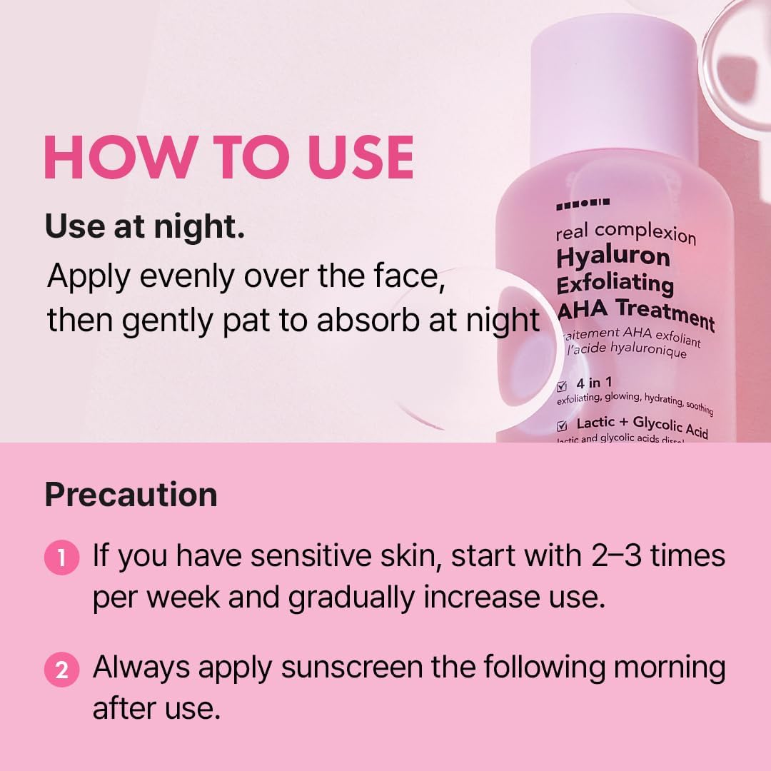 Hanskin Hyaluron Exfoliating AHA Treatment 150ml