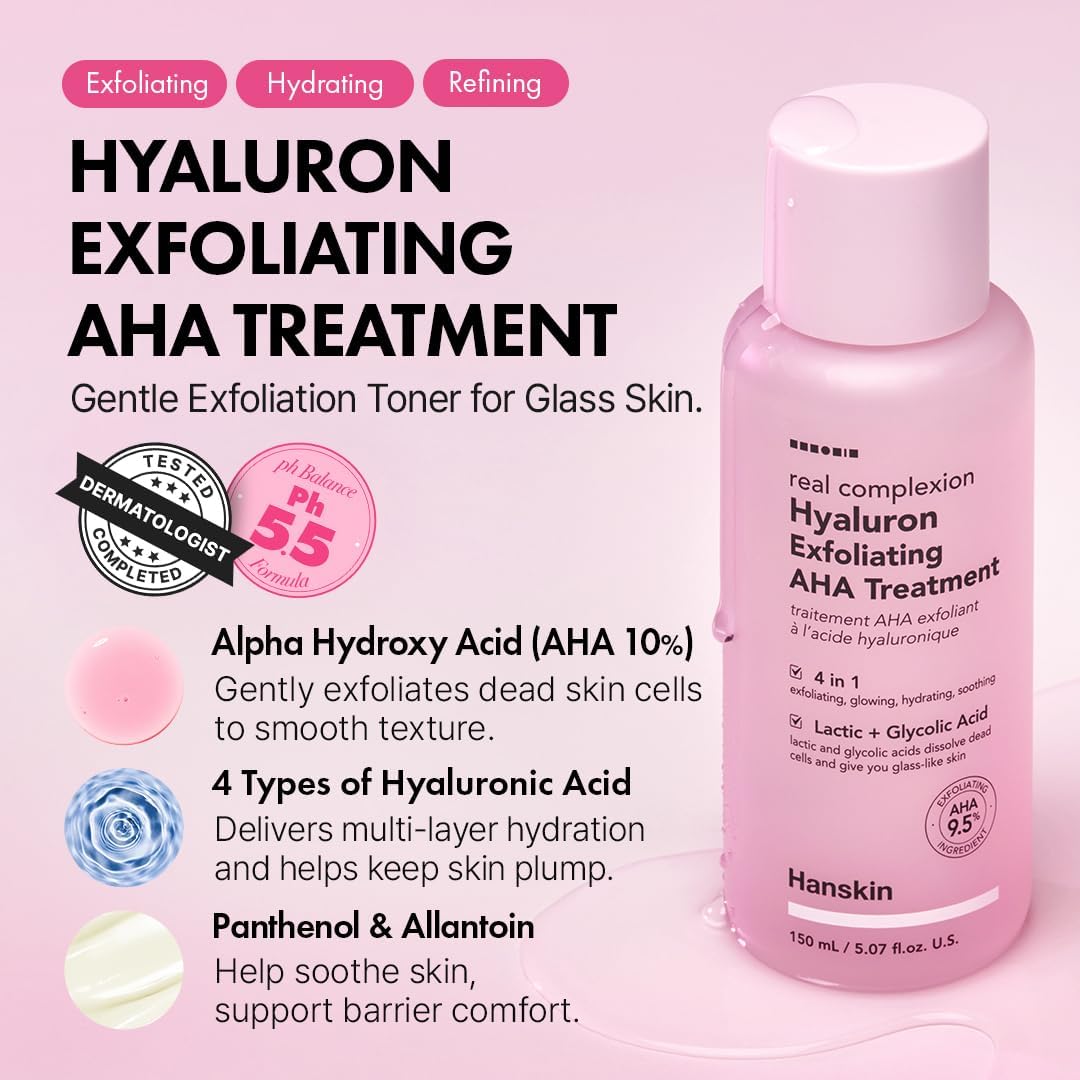 Hanskin Hyaluron Exfoliating AHA Treatment 150ml