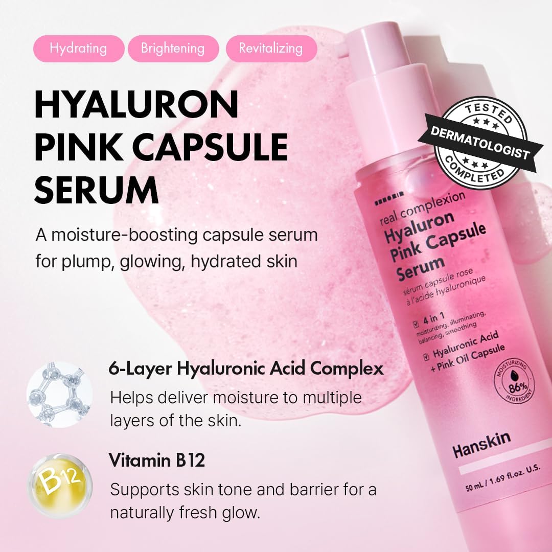 Hanskin Hyaluron Pink Capsule Serum 50ml