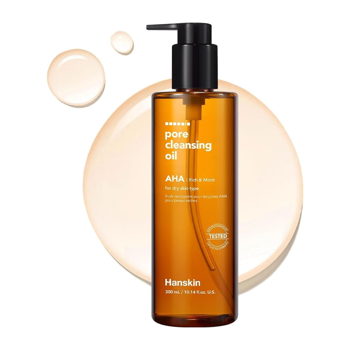 Hanskin Pore Cleansing Oil AHA Rich & Moist 300ml