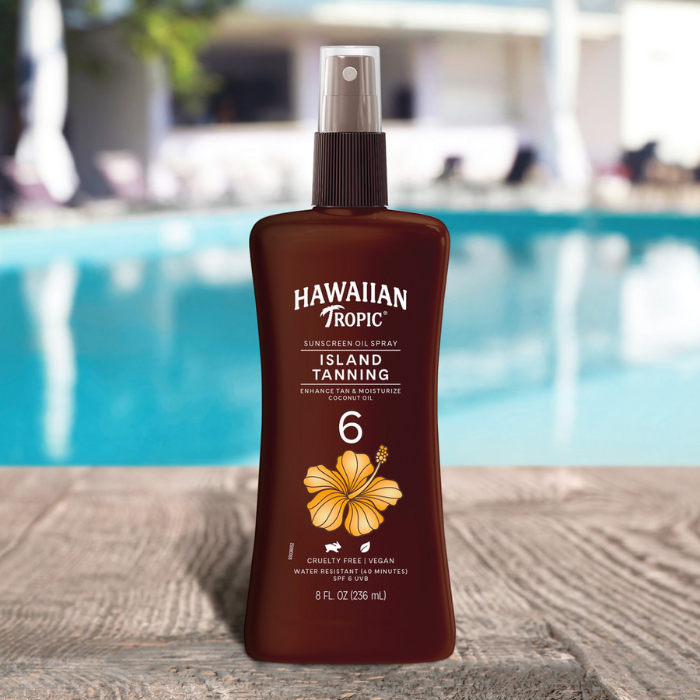 Hawaiian Tropic Island Tanning spf6 Coconut Oil Spray 236 ml