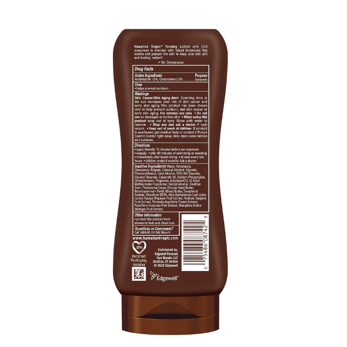 Hawaiian Tropic Island Tanning Cocoa Butter Lotion (SPF4) 236ml