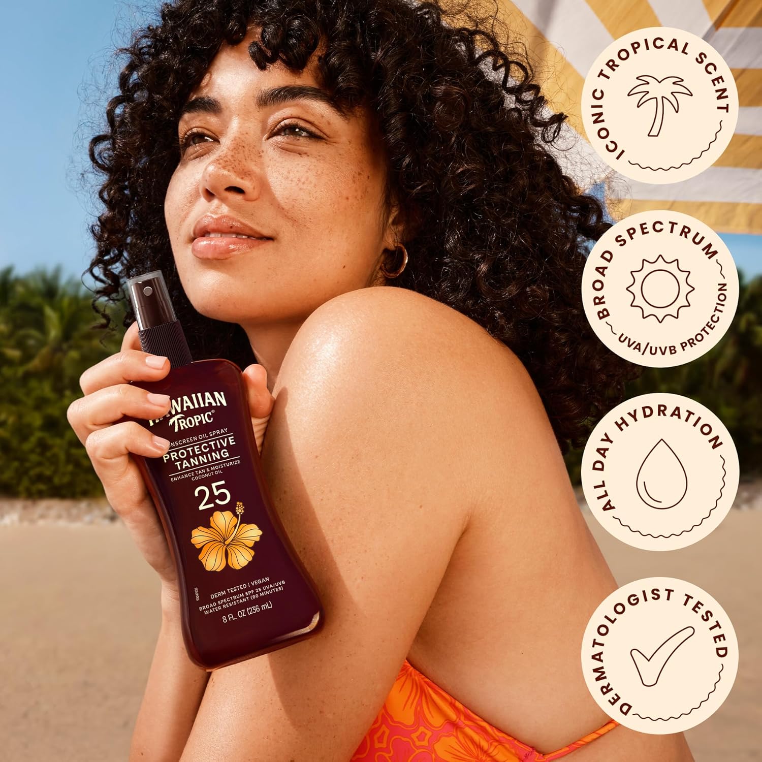 Hawaiian Tropic Island Tanning Coconut Oil Spray {SPF25} 236ml