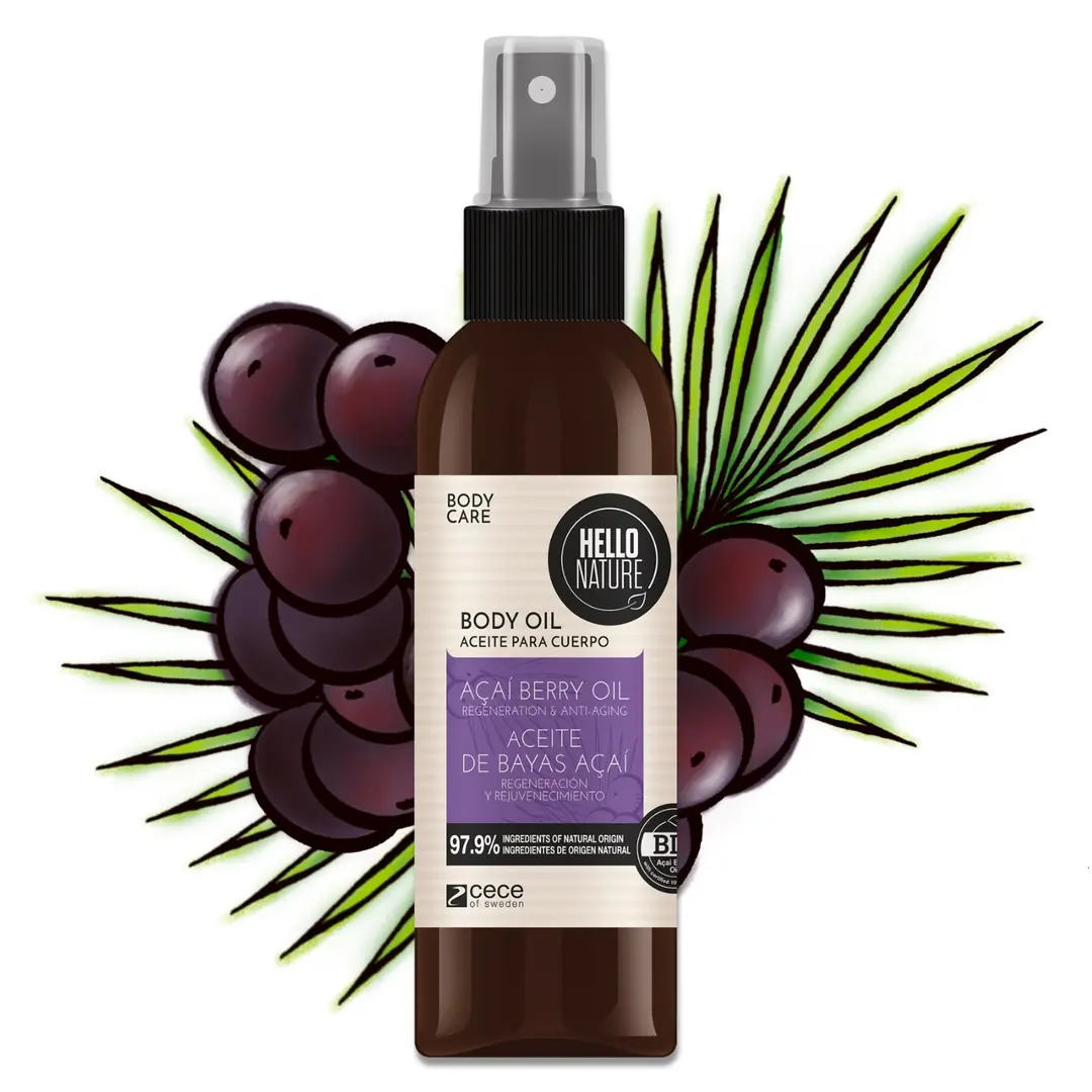 Hello Nature Acai Berry Oil Body Oil 130 ml