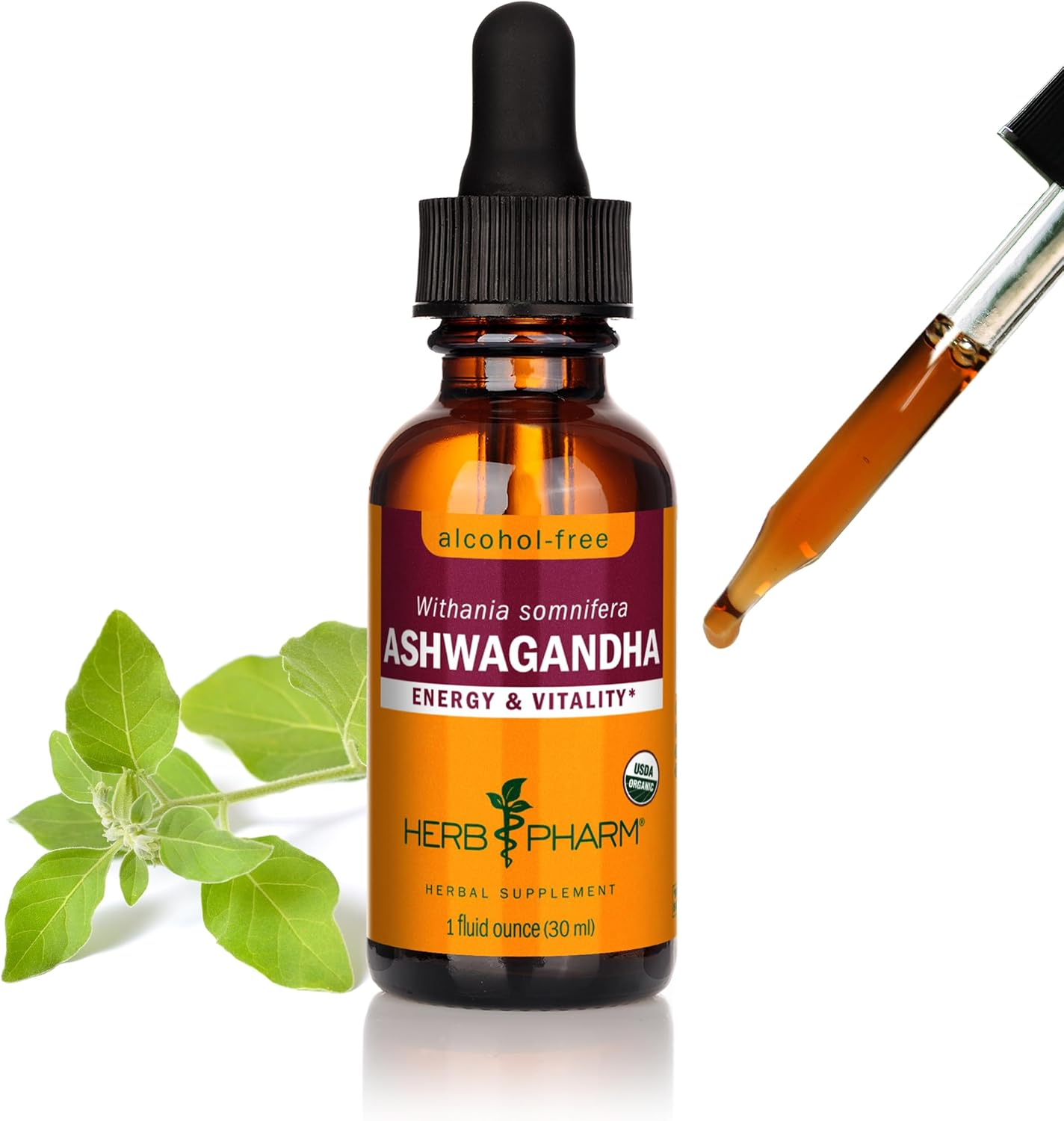 Herb Pharm Ashwagandha Energy & Vitality 1 Oz