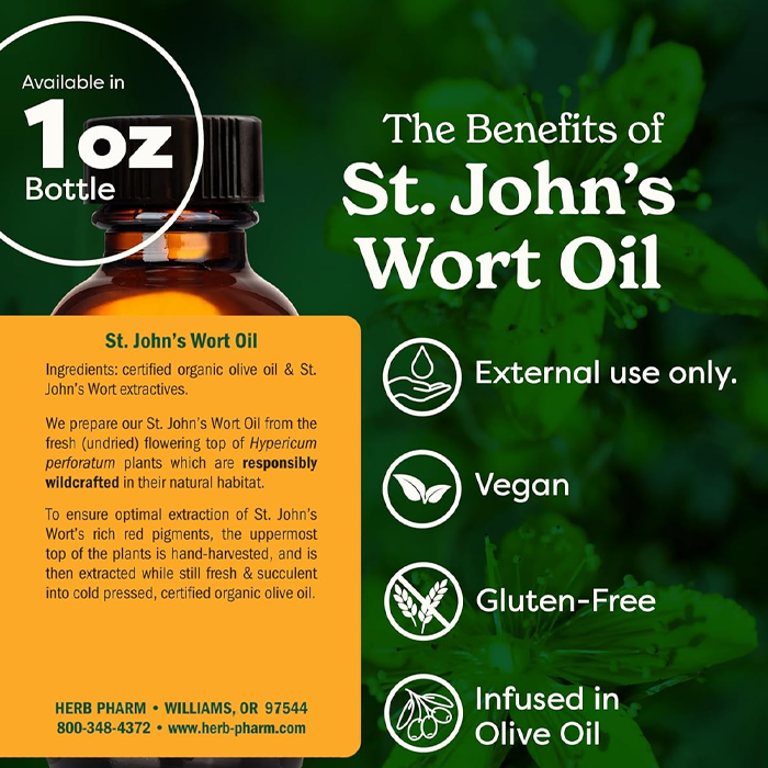Herb Pharm St. Johns Wort Oil 1 Oz