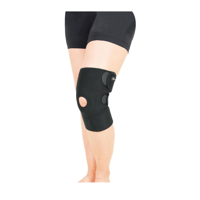 Hercules Hinged Wrap-Around Knee Brace Large/XL, Dual Hinge Stabilizing Support