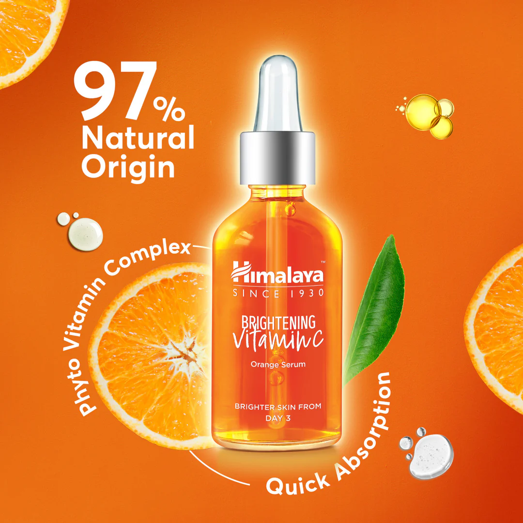 Himalaya Brightening Vitamin C Orange Face Serum 30ml