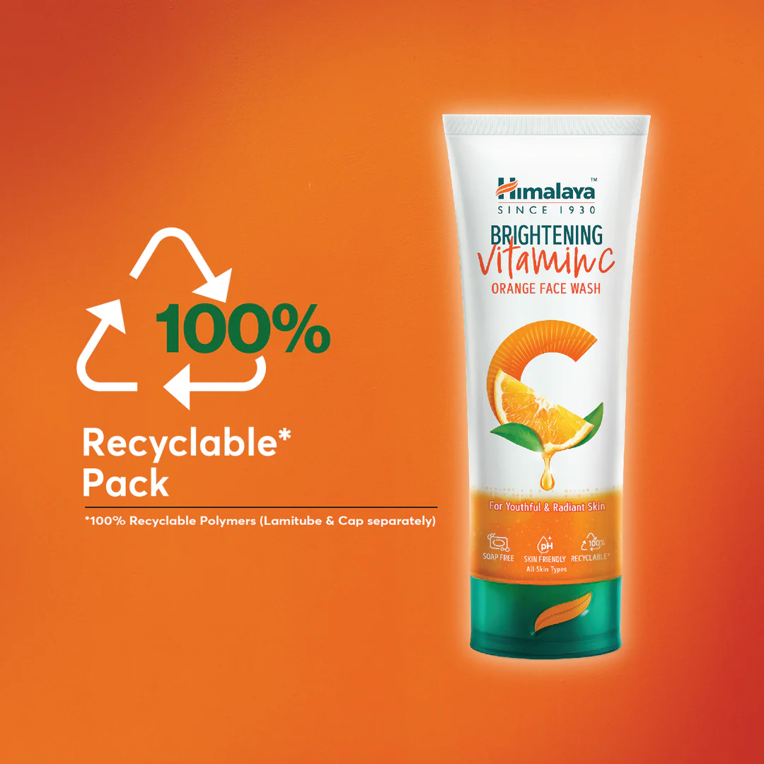 Himalaya Brightening Vitamin C Orange Face Wash 100ml