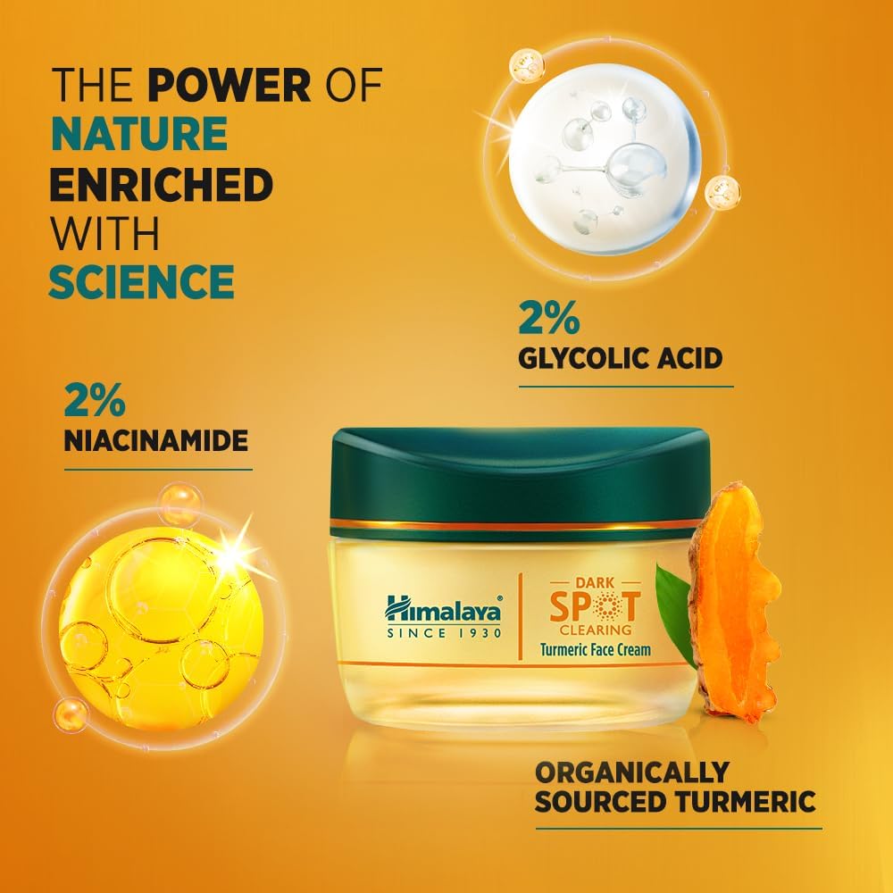 Himalaya Dark Spot Clearing Turmeric Face Cream 50g