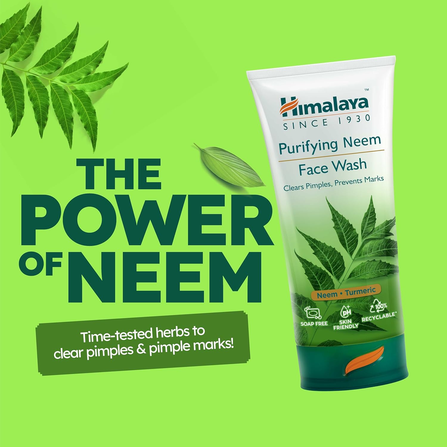 Himalaya Neem Purifying Face Wash 150ml, Pack of 2's
