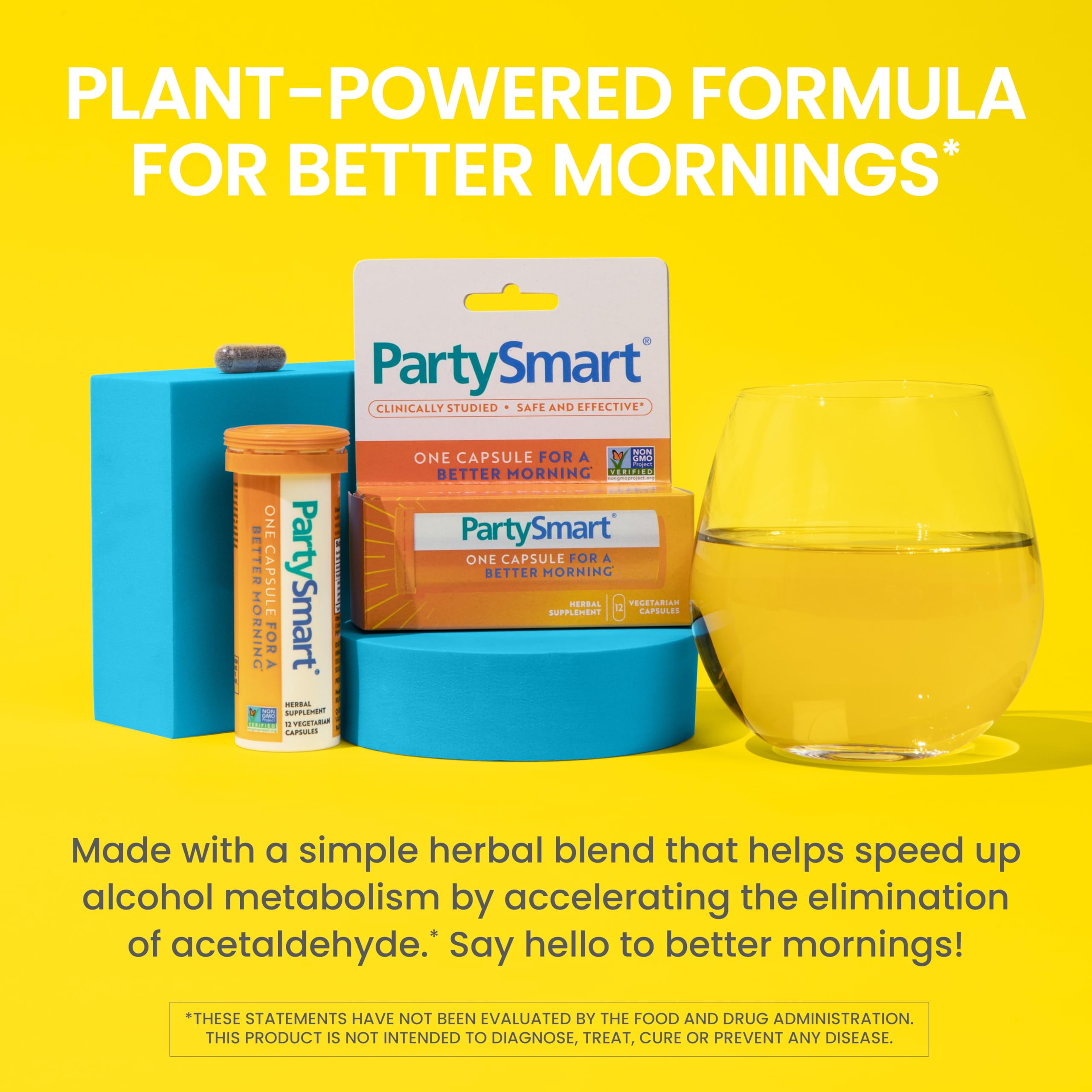 Himalaya PartySmart Vegetarian Capsules 12s