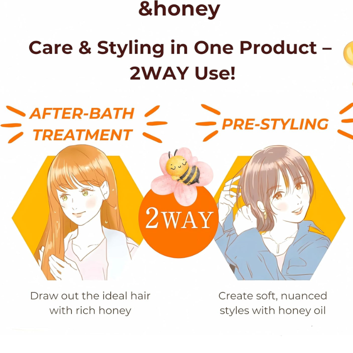 &Honey Moist Shine Hair Oil Step 3.0 100ml