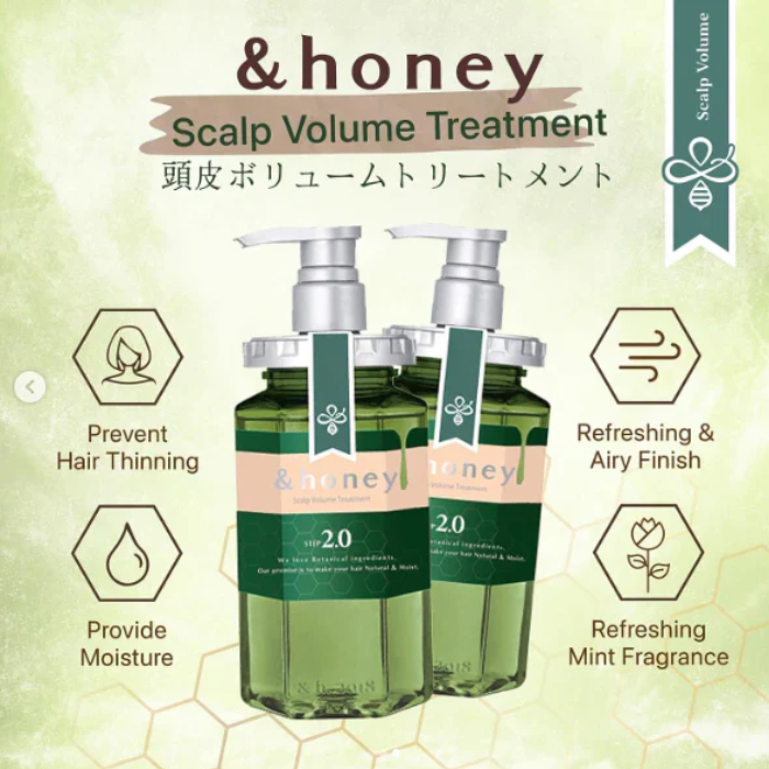 &Honey Scalp Volume Treatment Step 2.0 445g