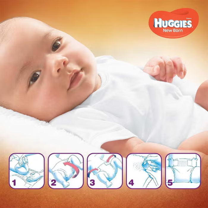 Huggies NewBorn Diaper Size 1 64s DUAL PACK