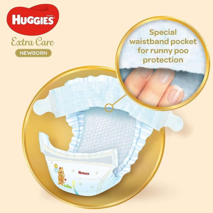 Huggies NewBorn Diaper Size 2 64s DUAL PACK