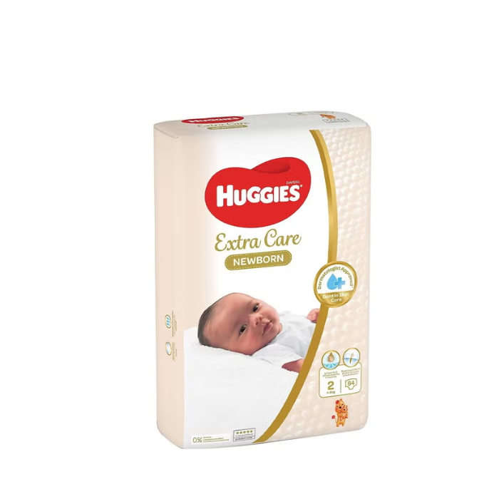 Huggies NewBorn Diaper Size 2 64s DUAL PACK