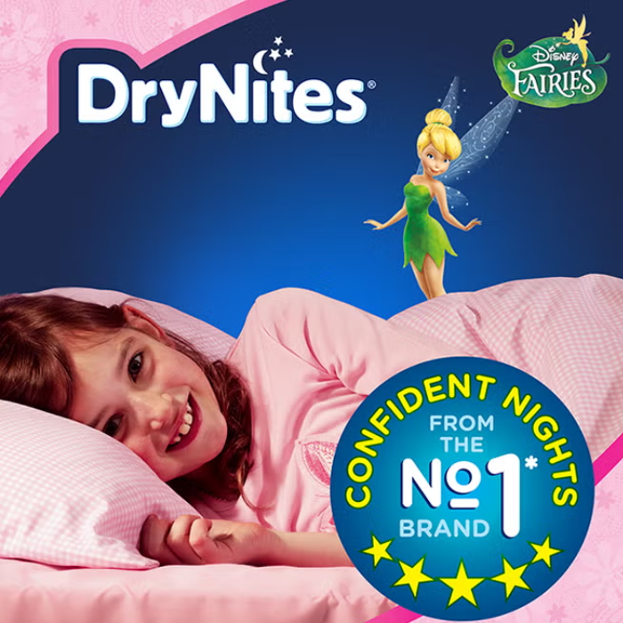 Huggies Drynites Pyjama Pants 3-5YR Girl 16s JUMBO