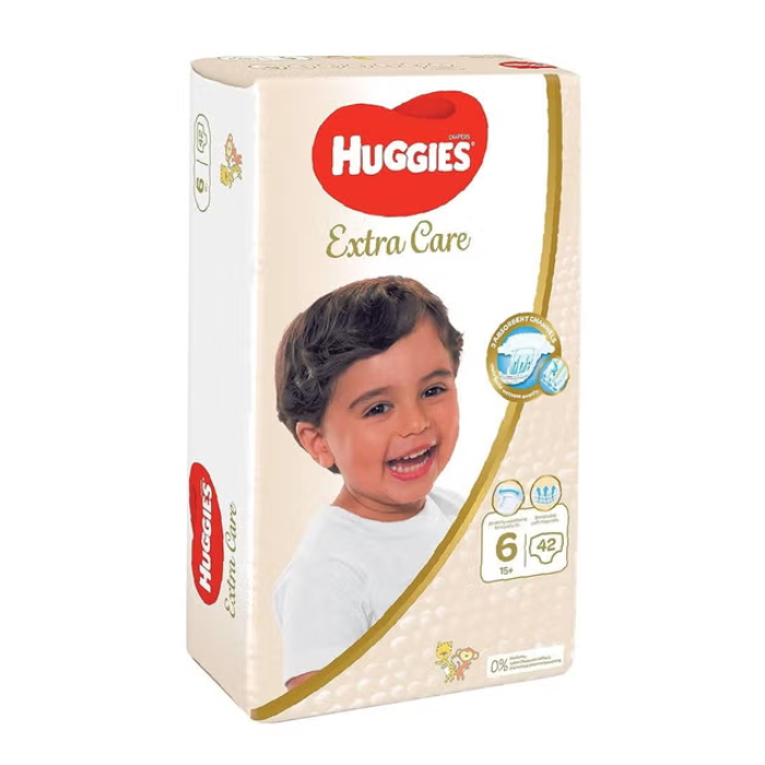Huggies Extra Care Diaper Size 6 42s JUMBO