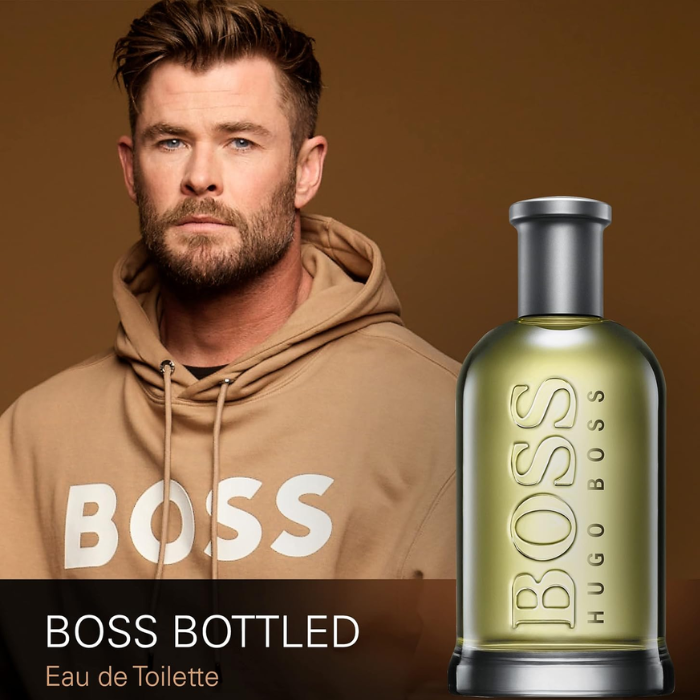 Hugo Boss Bottled Eau de Toilette for Men, Classic Woody Spicy Fragrance Spray, 100ml