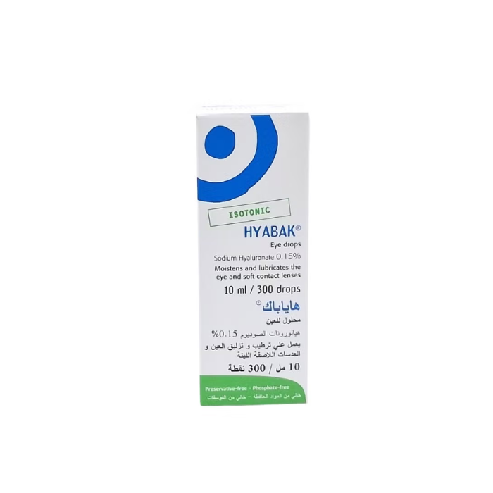Hyabak 0.15% Eye Drops 10ml