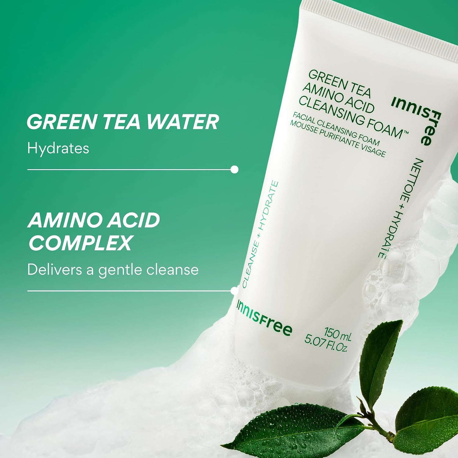 Innisfree Green Tea Amino Acid Cleansing Foam 150ML 684178