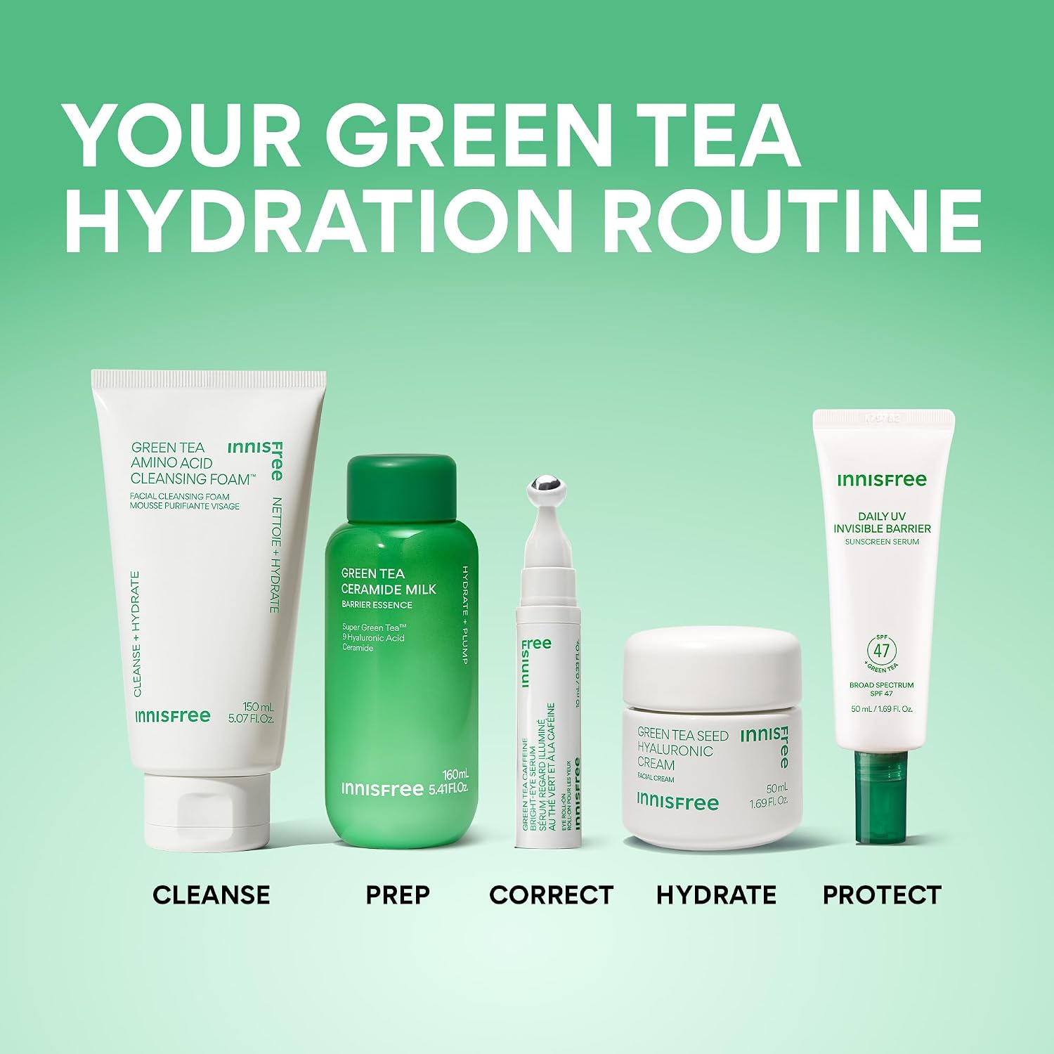 Innisfree Green Tea Amino Acid Cleansing Foam 150ML 684178