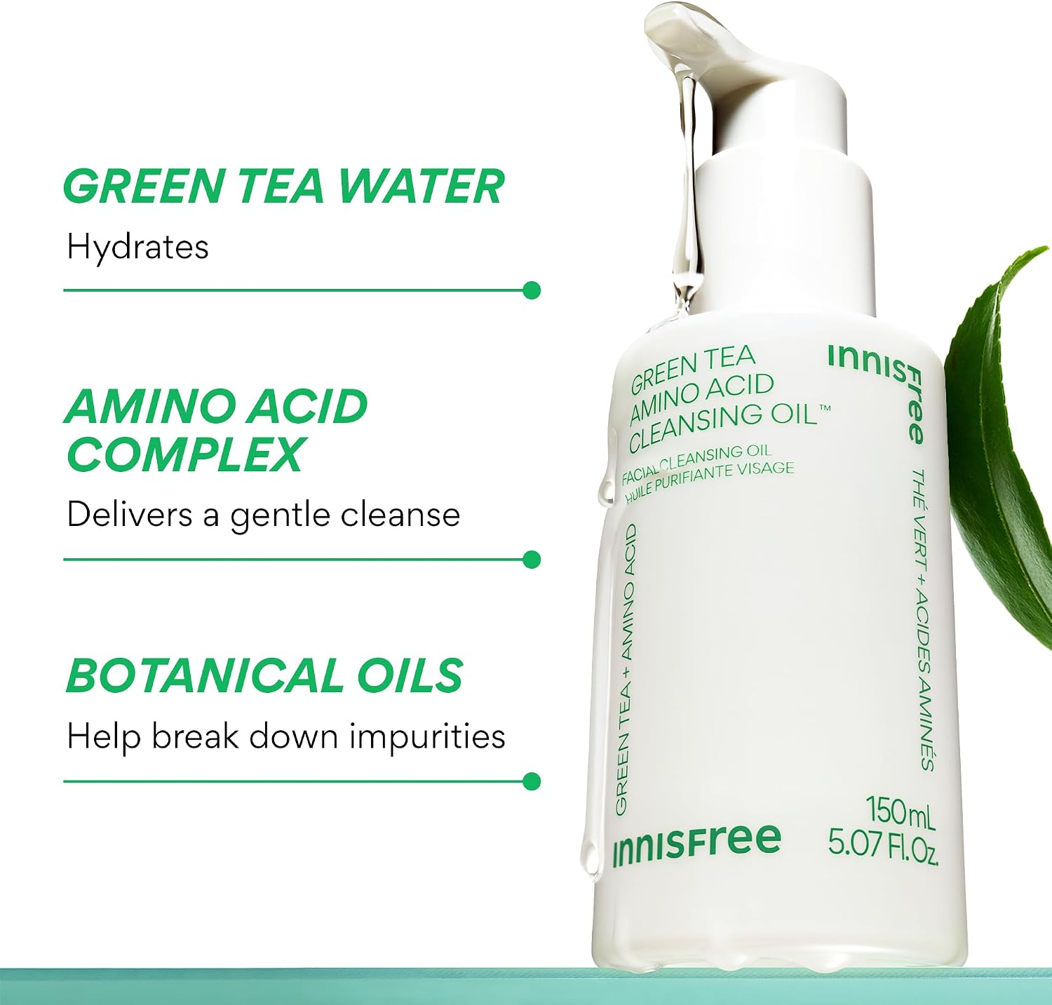 Innisfree Green Tea Amino Acid Cleansing Oil 150ML 684192