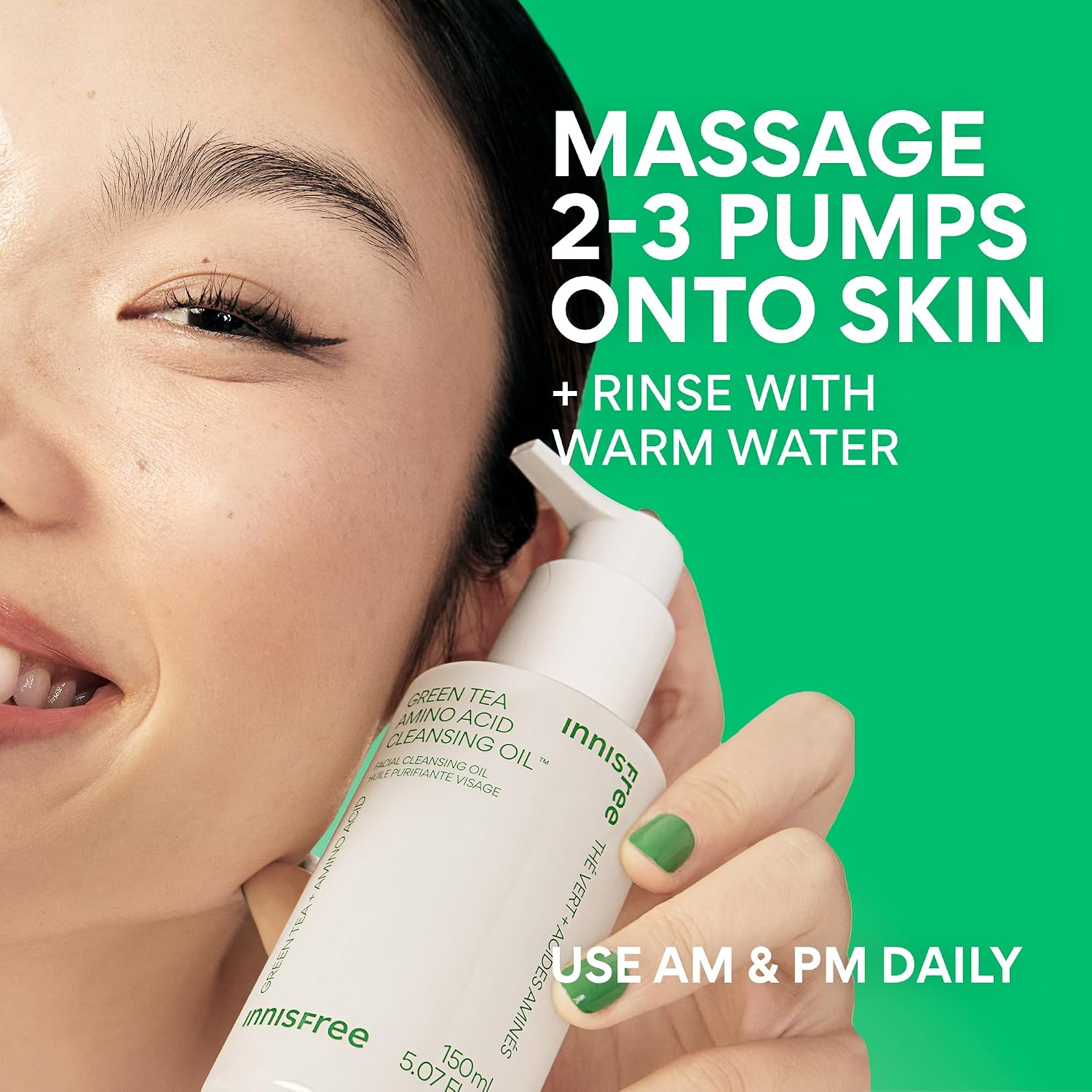 Innisfree Green Tea Amino Acid Cleansing Oil 150ML 684192