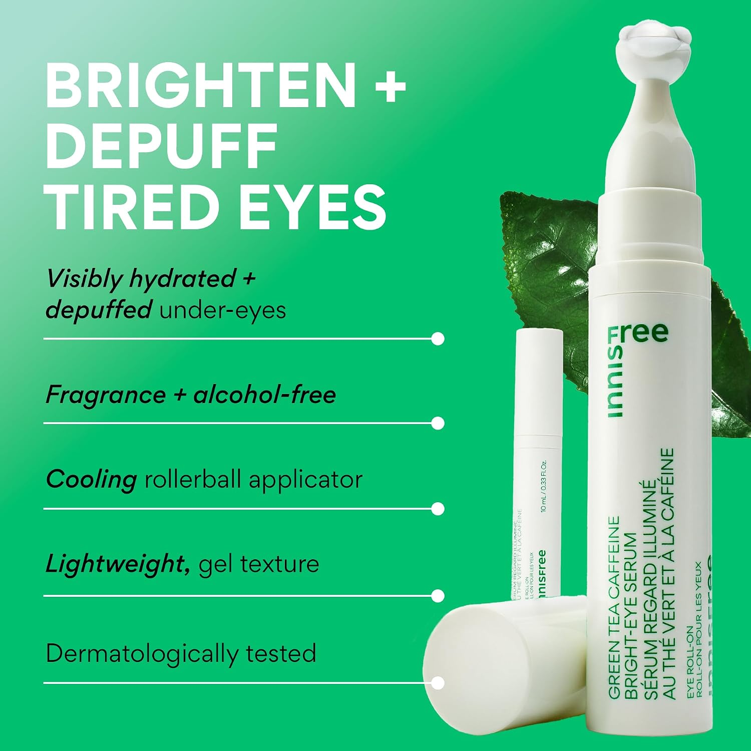 Innisfree Green Tea Caffeine Bright Eye Serum 10ML 684161