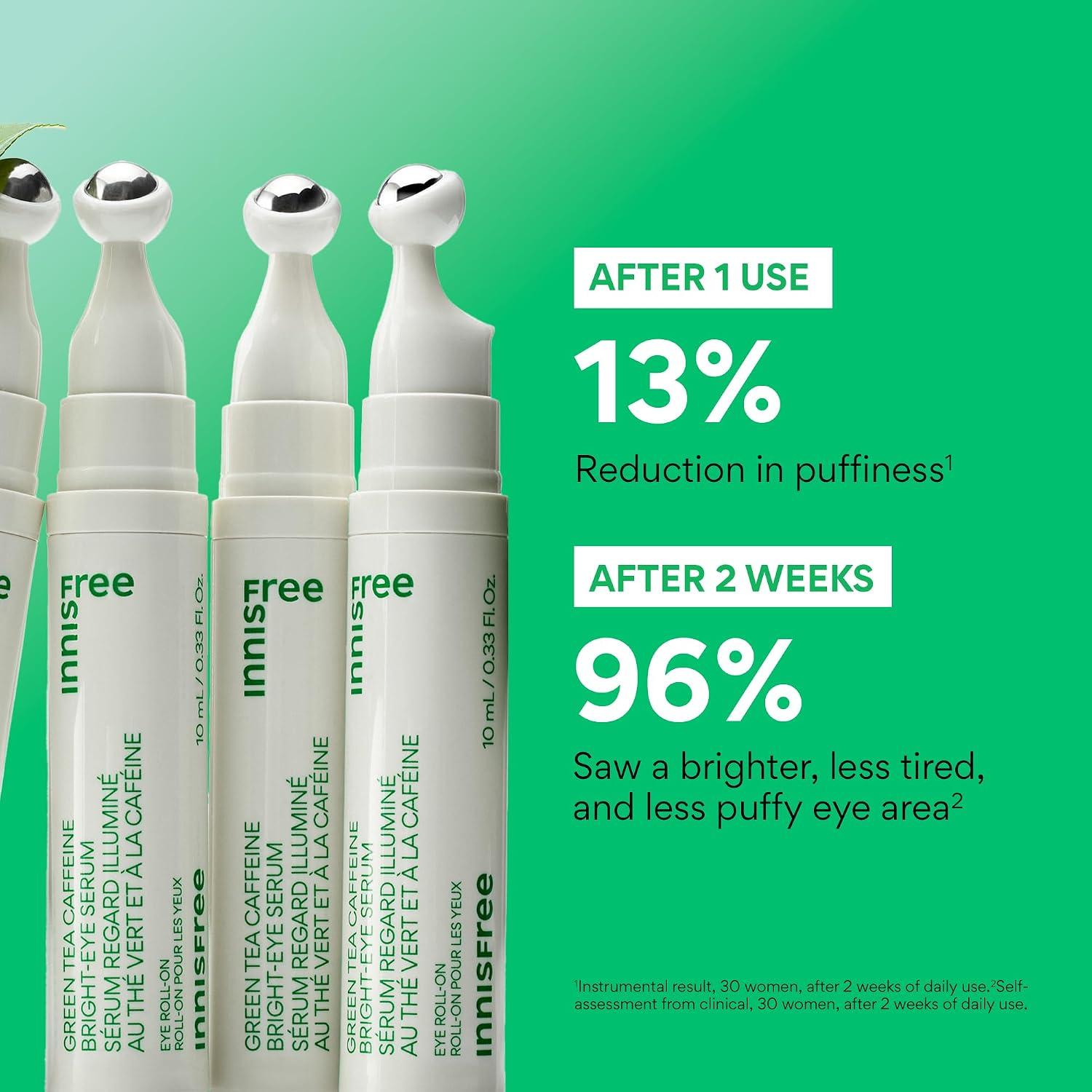 Innisfree Green Tea Caffeine Bright Eye Serum 10ML 684161