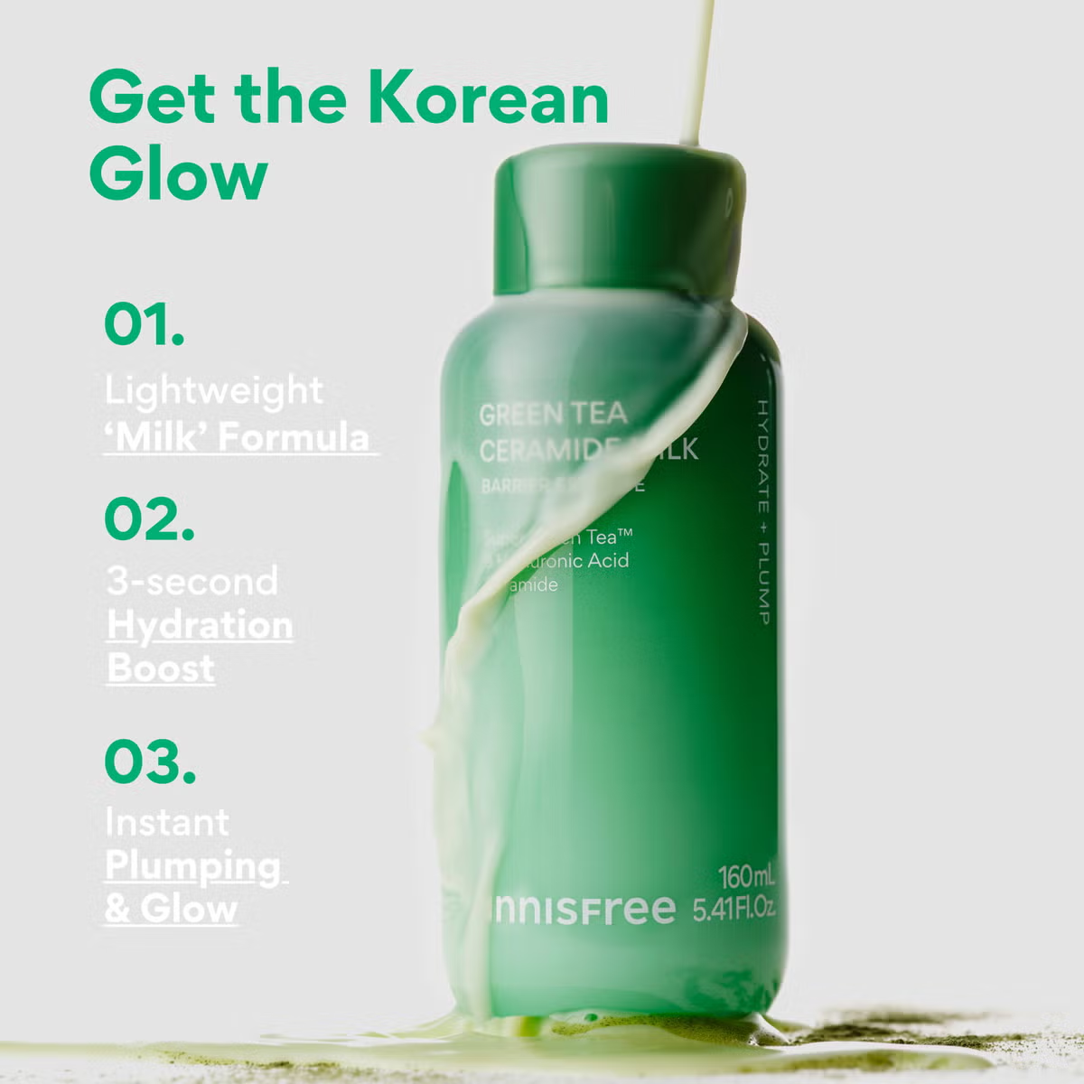 Innisfree Green Tea Ceramide Milk 160ML 993574