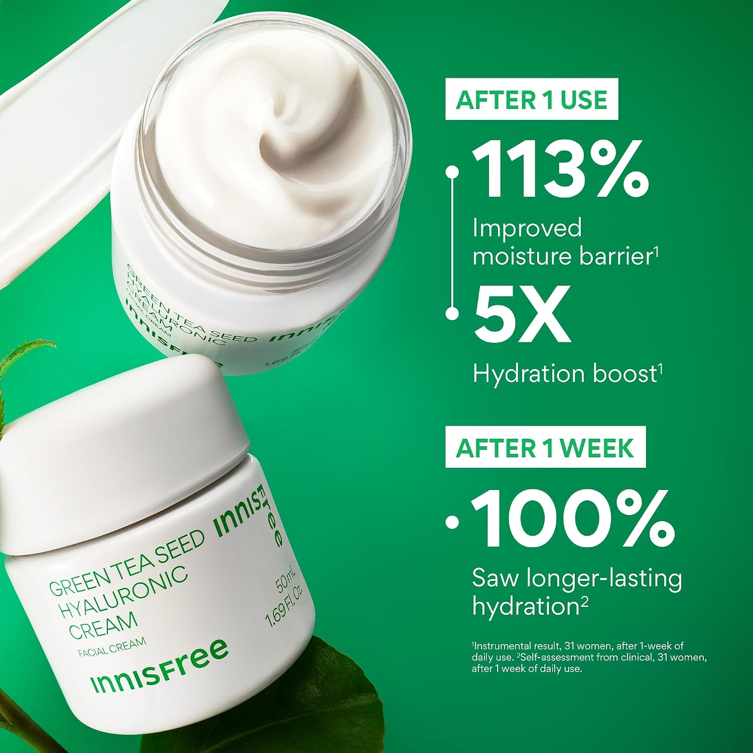 Innisfree Green Tea Seed Hyaluronic Facial Cream 50ML 684208