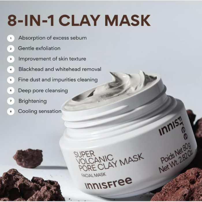 Innisfree Super Volcanic Pore Clay Facial Mask 80G 997022