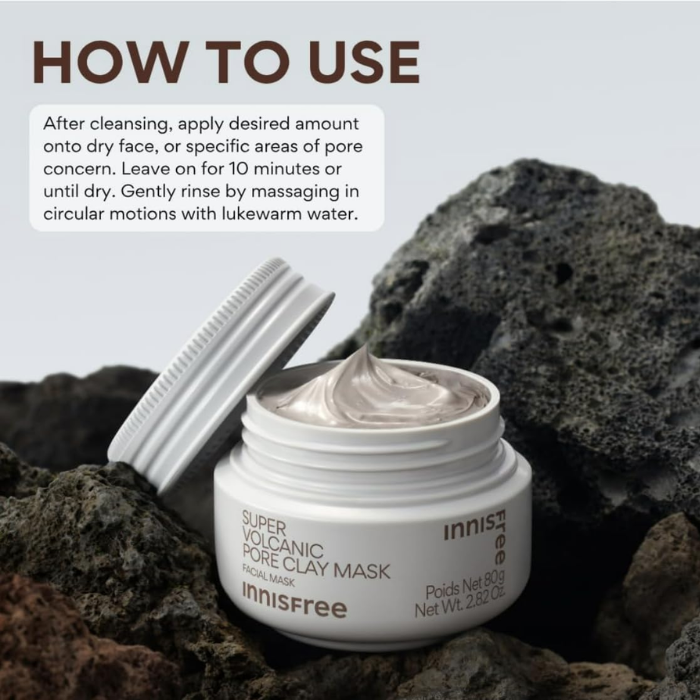 Innisfree Super Volcanic Pore Clay Facial Mask 80G 997022