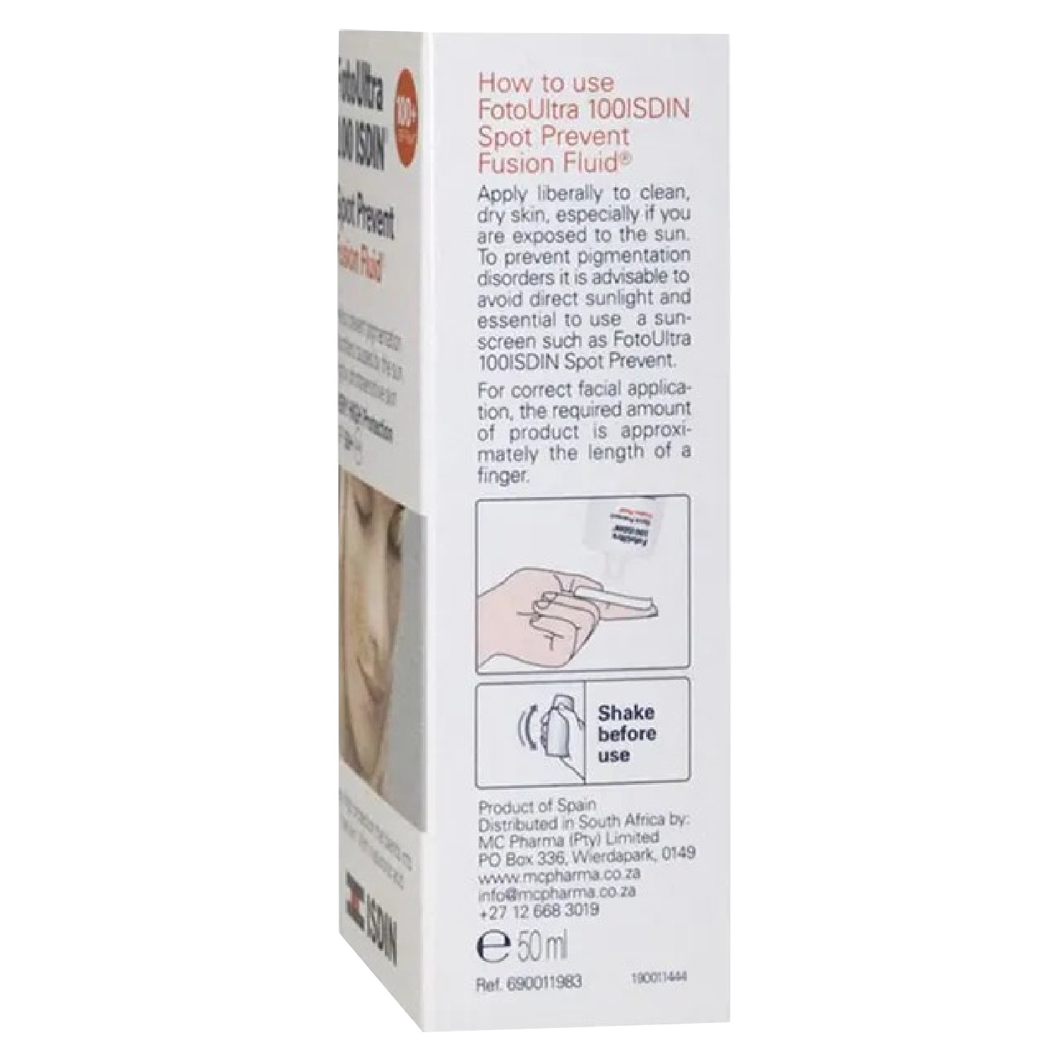 Isdin Foto Ultra 100 (SPF 50+) Spot Prevent  Fluid 50 ml