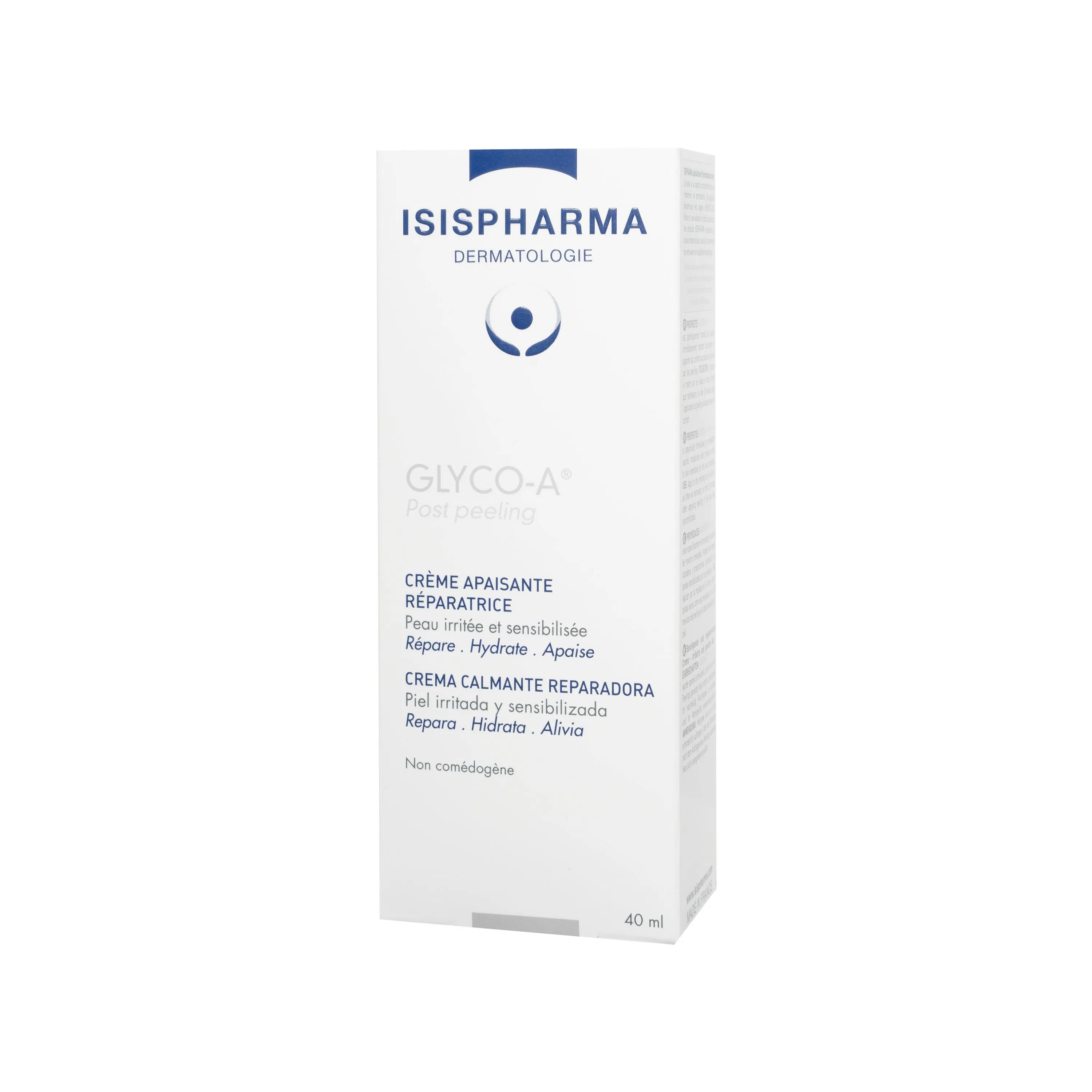 Isis Glyco-A Post Peeling Repairing Soothing Cream, Calms and Restores Skin Barrier, 40ml