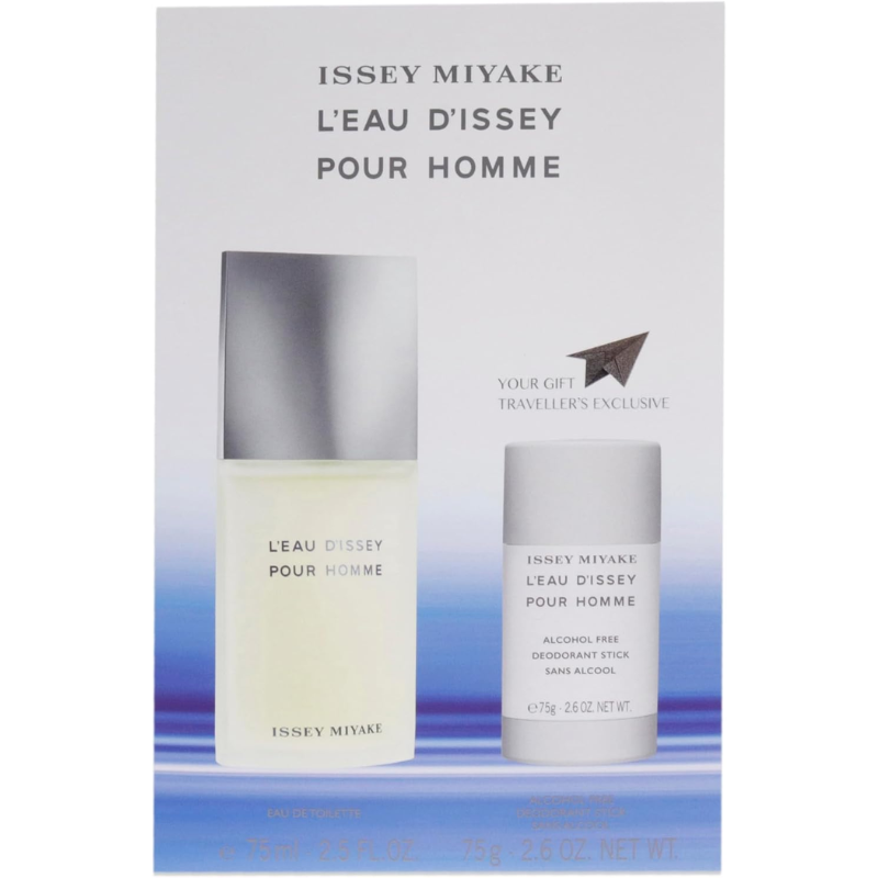 Issey Miyake Gift Set Men EDT Spray 125ml + Deo Stick 75g