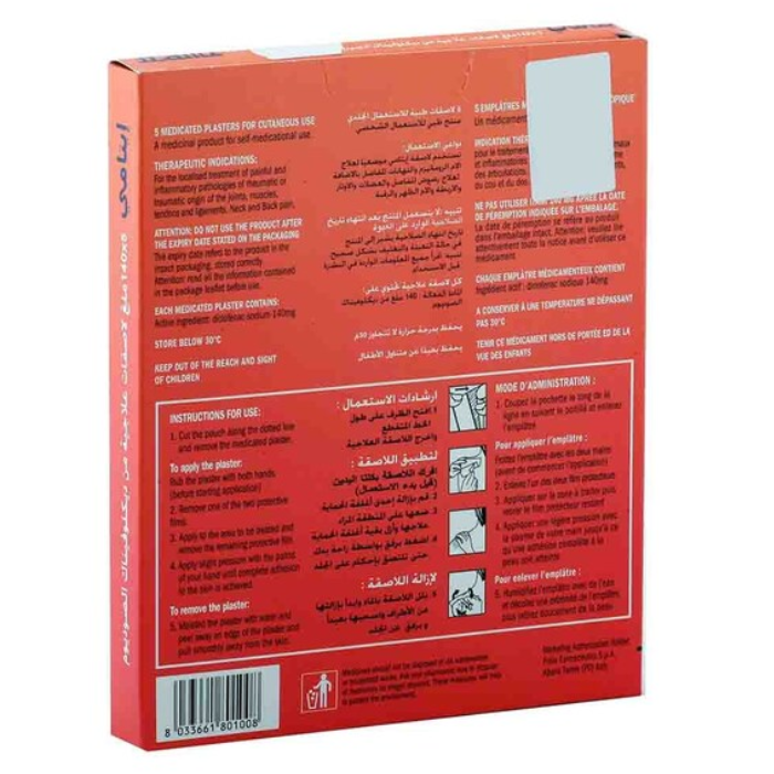 Itami 140 mg Medicated Plaster 5's