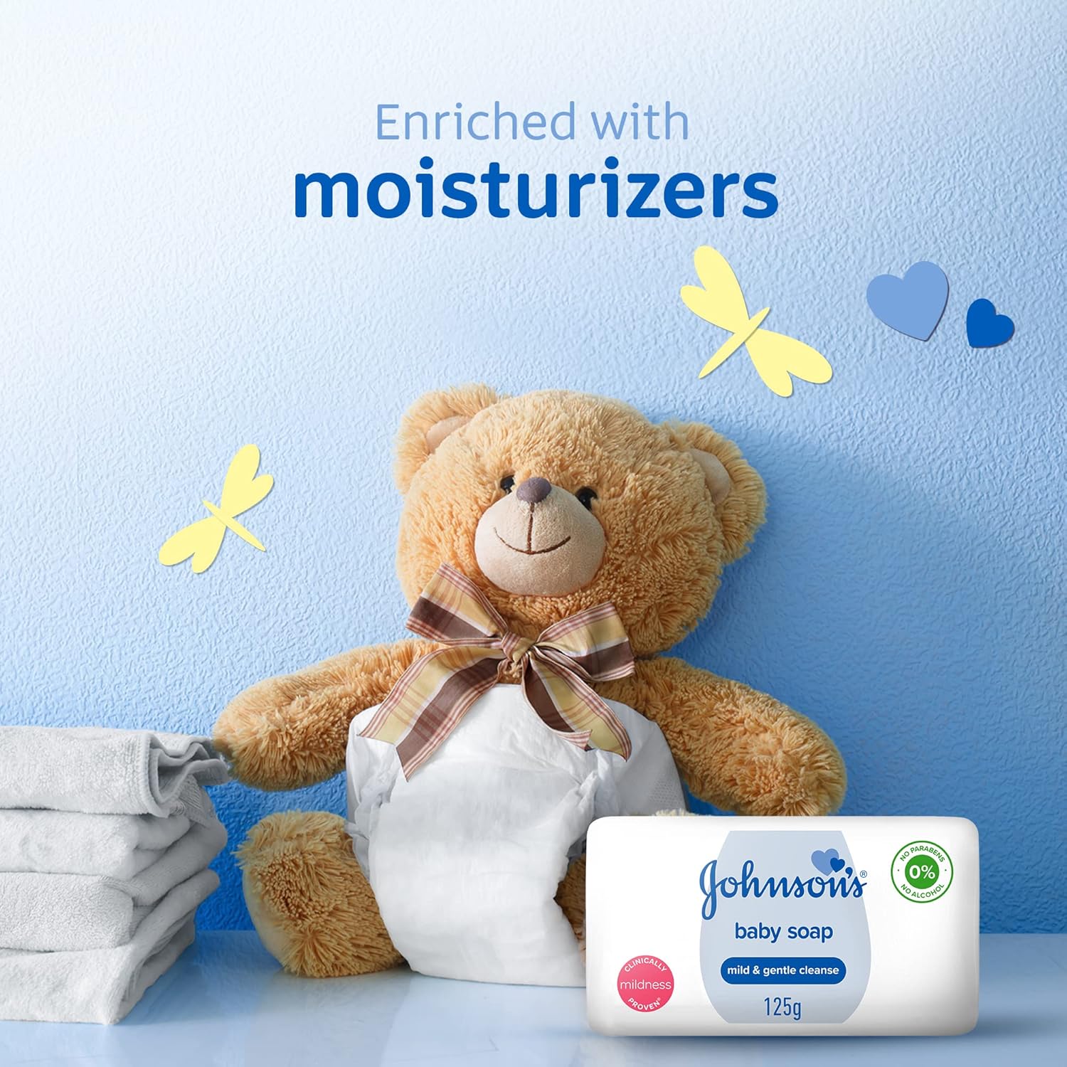 Johnson & Johnson Baby Soap 5+1, 125g, Pack of 6 pcs